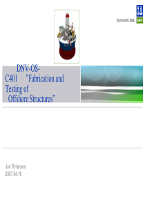 海工建造规范培训(DNV建造标准)C401中文版1