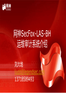 网神SecFox-LAS-BH运维审计系统产品介绍-请使用此版本