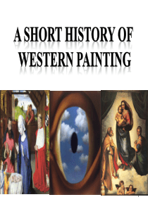 人教版高二英语选修6 reading, A short history of western art