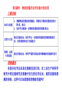 化学计量在实验中的应用(人教版必修1)