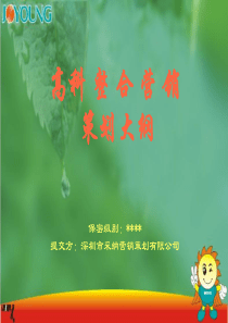 高科整合营 销策划大纲