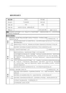 航材院产品发展部副部长职务说明书