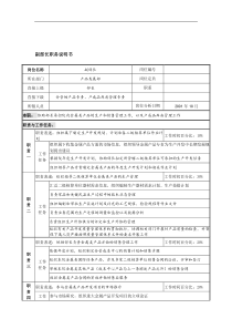 航材院产品发展部副部长职务说明书1