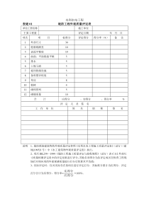 表堤01堤防工程外观质量评定表