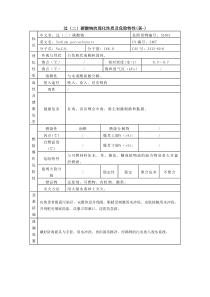 过(二)碳酸钠的理化性质及危险特性(表-)