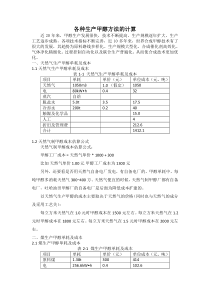 各种生产甲醇方法的计算