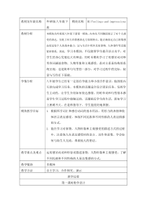 外研版八年级英语下册Module1-Unit1教学设计