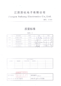 PCB质量标准(苏杭)