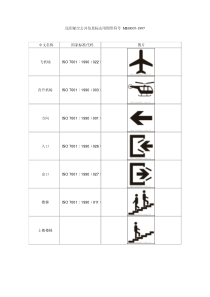 民用航空公共信息标志用图形符号-MH0005标志标识