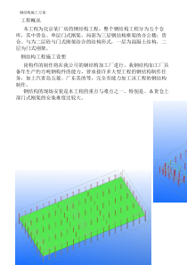 北京某厂房的钢结构工程(中建某公司钢结构部分方案-附三维图)