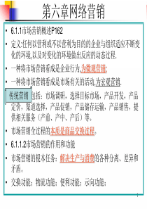 第六章网络营销【助理电子商务师】