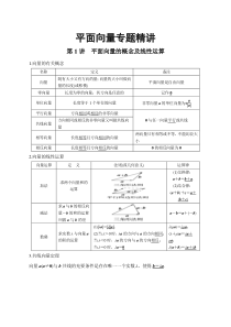 平面向量专题精讲