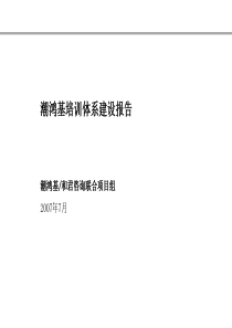 某著名咨询公司做的培训分析报告(PPT_63页)