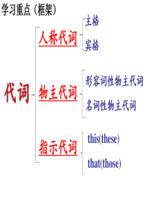 人称代词和物主代词的用法