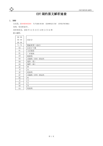 CDT规约报文解析