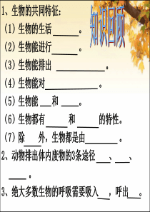 1.1.2  调查我们身边的生物