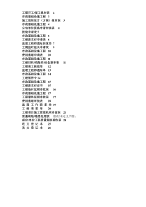 市政工程监理表格DOC