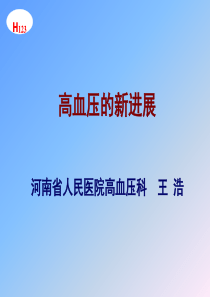 2013中国高血压日 (高血压新进展)