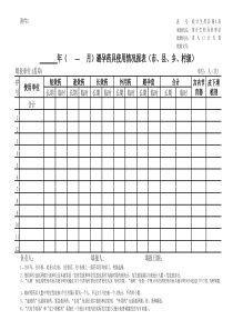 避孕药具使用情况报表