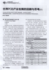 世界PCB产业发展的回顾与思考(八)