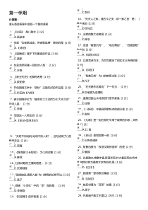 大学语文(2008版)1-4次作业