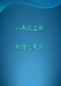 2019八年级物理上册总复习课件