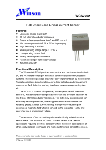 WCS2702数据手册