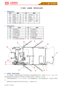 比亚迪F0电路图识图技巧及线束布置