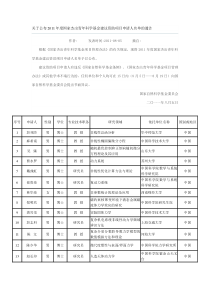 2011年杰出青年基金获得者