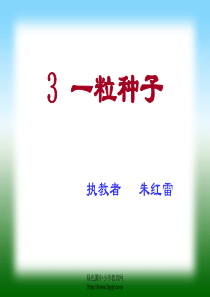 北师大版一年级下册语文《一粒种子》课件PPT