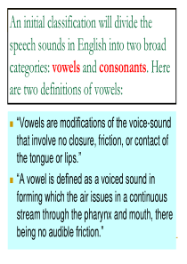 vowels