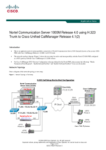 Nortel to Cisco trunk