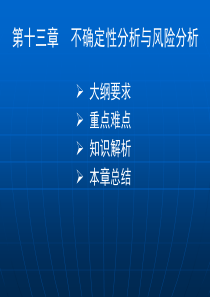 13-不确定性分析与风险分析