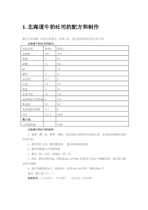 烘焙配方大全之30款吐司面包的烘焙制作方法