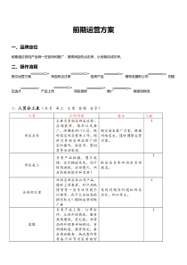 淘宝店商城前期运营详细策划书