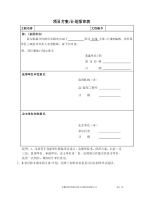 99软件项目监理通用表