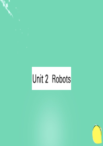 2017年高考英语一轮复习 Unit 2 Robots课件 新人教版选修7