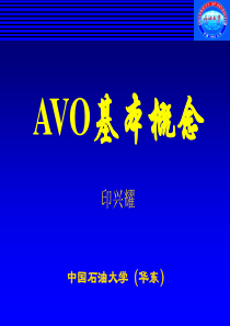 AVO基本概念