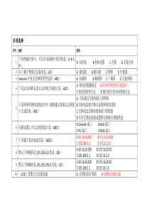 《计算机网络技术》题库―多项选择题