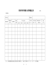 600度天测温记录样表