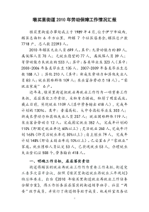 XXXX年劳动保障工作总结(州检查修改)