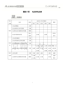 中考物理电功和电功率考前教案复习资料