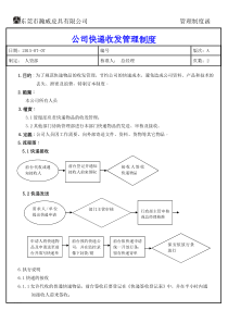 公司快递收发管理制度