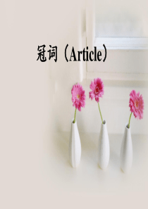 冠词(Article)