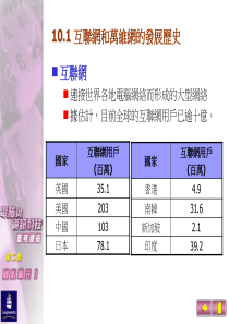 101互联网和万维网的发展历史