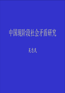 中国社会矛盾与社会治理(5