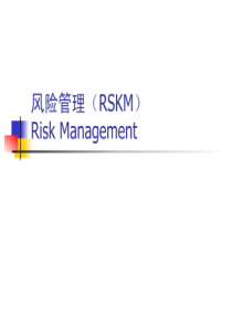 5风险管理(RSKM)