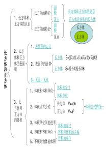 长方体和正方体单元整理复习教案资料