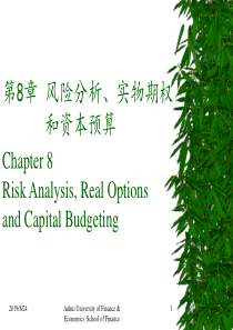8风险分析、实物期权和资本预算