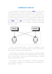 政府数据交换平台解决方案